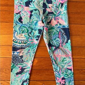 Lilly Pulitzer Tropical Print Kids Leggings